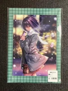 DMMスクラッチ　はにかみ彼女　スクラッチ　D賞　クリアファイル　宮月夕那