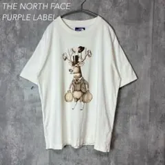 ◎ ザノースフェイス パープルレーベル Tシャツ 鹿　ナナミカ