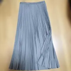 ✨未使用✨ユニクロＣロングプリーツスカート　L　カーキ