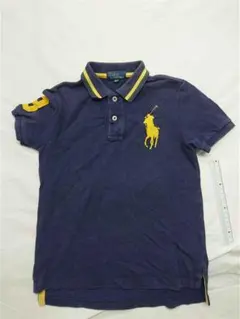 ＆ポロ・ラルフローレン キッズ ビッグポニー ポロシャツ ネイビー系 120