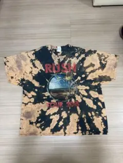RUSH TOUR 2015 バンドTシャツ ブリーチ加工のサムネイル