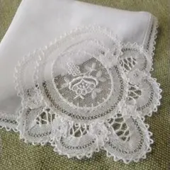 レース ハンカチ