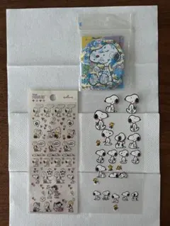 スヌーピー シール & メモ【平成モノ・中古品】