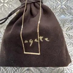 【新品同様】agate アガット ネックレス ダイヤモンド K10 レディースのサムネイル