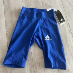 サッカー　adidas 青 インナースパッツ
