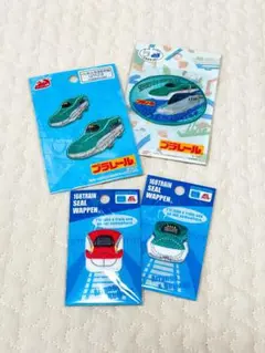 値下げ中【新品未開封】プラレール 新幹線　ワッペン　4セット