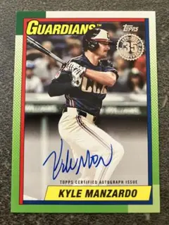 topps kyle manzardo auto 直筆サインカード