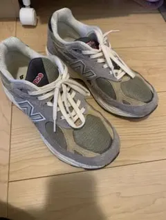 New Balance ランニングシューズ グレー/ベージュ