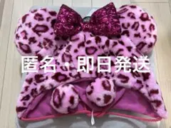 ディズニー ファンキャップ レオパード ヒョウ柄 ピンク