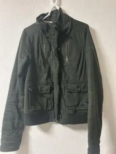 Abercrombie & Fitch ミリタリージャケット　オリーブグリーン