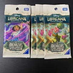 Disney LORCANA アーケイジアと魔法の島 4パック 新品未開封のサムネイル