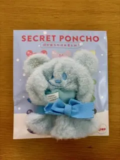 シークレットポンチョ 水色