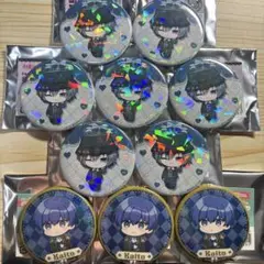 ボカロ　ボーカロイド　カイト　ホロ　グリッター　缶バッジ　ミニキャラ　10点