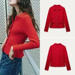 ニットジャケット カーディガン