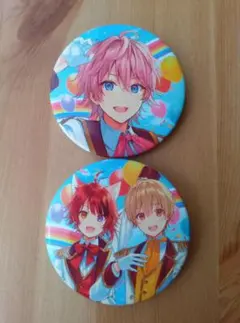 すとぷり 缶バッジ 莉犬、るぅと ・さとみくん