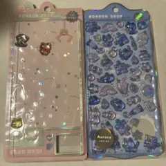 ボンボンドロップシール 正規品 ちゅるきら 動物 ねこ くま 青色 おすそ分け