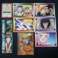 2002年日本製バンダイ初代NARUTOナルトカードイルカ 木ノ葉丸 セット