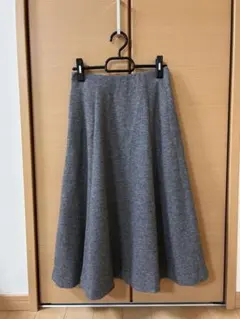 ユニクロ　フレアスカート　グレー　サイズＳ