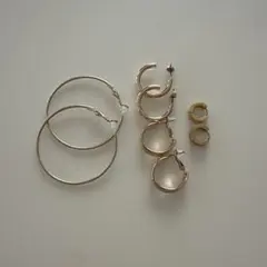 フープピアス4点セット