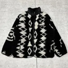 ブラック フリースジャケット