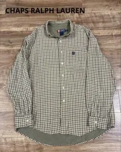 CHAPS RALPH LAUREN 長袖シャツ チェック柄 XL