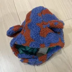 マーキーズ　ホーガン　HOGAN ジャガードボアベビー耳付き帽子