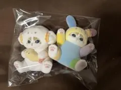 mofusand サンリオ フロッキーフィギュアvol.2 うさはな　こぎみゅん