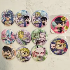 ジョジョ4部 缶バッジステッカーセット ジョジョの奇妙な遊園地からの 