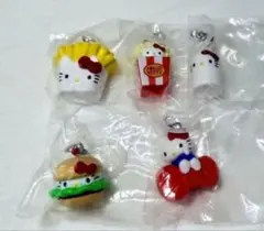 ハローキティ アメリカンデザインめじるしアクセサリー コンプリートセット　ガチャ