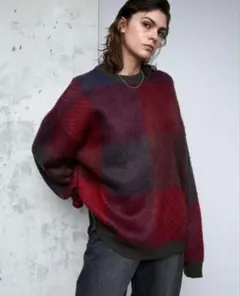 ENDER PRODUCTS ビッグシルエットクルーネックニット　Mのサムネイル
