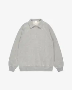 FRONT 11201 Half Zip Sweatshirt グレースウェット