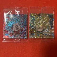 ドラゴンボール 超戦士シールウエハースZ 孫悟空 ベジット 2枚セット UGRのサムネイル