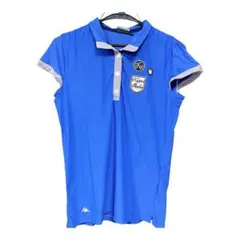 Kappa ゴルフウェア ブルー ポロシャツ レディース L