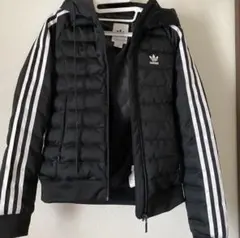 adidas ブラック ダウンジャケット Sサイズ