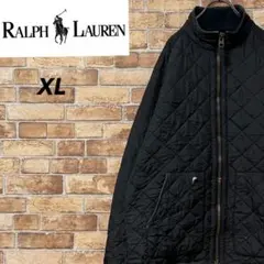 ポロバイラルフローレン　キルティングジャケット　ビッグシルエット　黒　XL