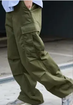 カーゴパンツ オリーブ ブラック 2色セット