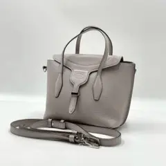 ✨️極美品✨️ TOD's ジョイ ショルダーバッグ グレー レザー TOD'S 超美品 トッズ JOY ジョイ ミディアム ショルダー トート