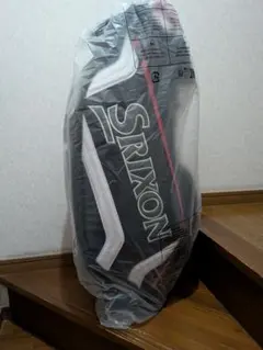 Srixon ゴルフバッグ 軽量 ブラック/ホワイト/レッド