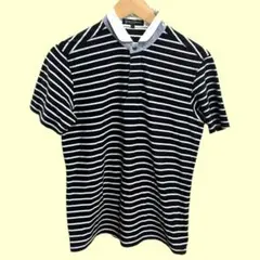 ビューティーアンドユース カットソー シャツ ボーダー 紺×白 L H113