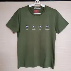 電気グルーヴ×UNIQLO　Tシャツ Mサイズ　オリーブ