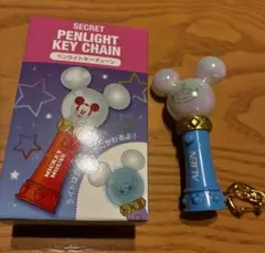 ディズニー　ペンライトキーチェーン　リトルグリーンメン