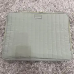 Francfranc キルティングPCケース 15.6インチ グレー
