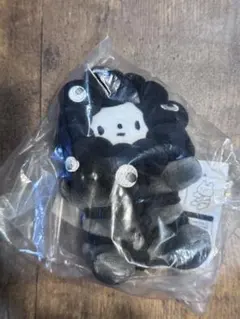 きっこうちゃん　ミャクミャク　ぬいぐるみキーホルダー　Sサイズ　黒　ブラック