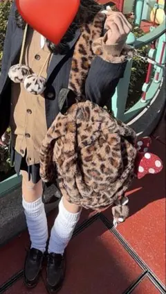 ヒョウ柄バッグ JK