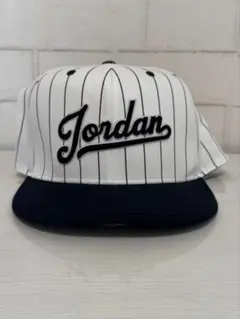NIKE JORDAN ジョーダン ストライプ キャップ 白黒 スナップバック