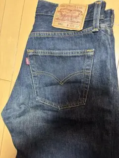 90s USA製 Levi's 501 濃紺 色残り デニム 32×32