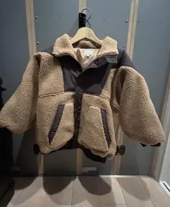 OCEAN&GROUND ボアジャケット ベージュ ブラウン 130cm