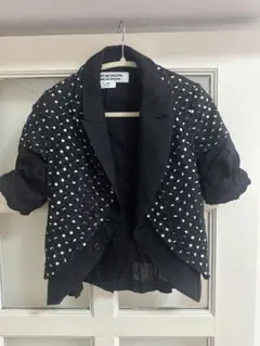 ドットジャケット 黒 Mサイズtricot commedesgarconsCDG ドットジャケット 黒 Mサイズtricot commedesgarconsCDG - メルカリ