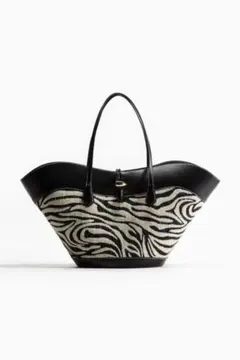 H&M ゼブラ柄 トートバッグのサムネイル