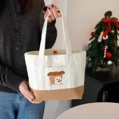 トーストキャラクターパンどろぼう　刺繍トートバッグ　新品